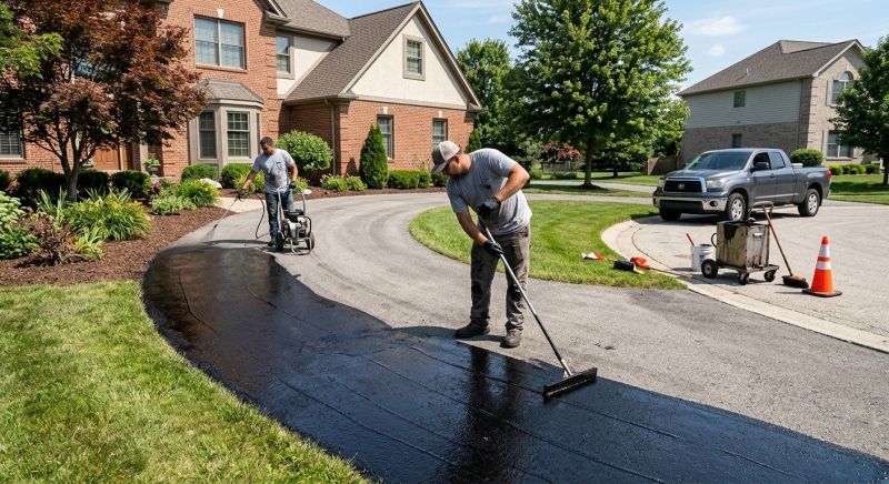 Blacktop Driveway Sealing in Fort Myers, FL