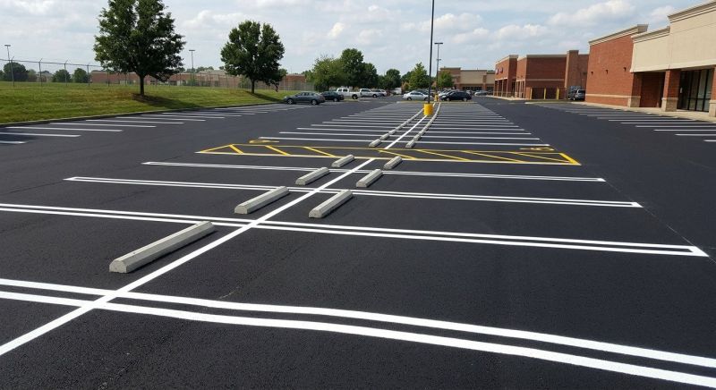 Parking Garage Striping in Roswell, GA